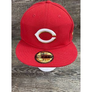 New Era Cincinnati Reds 59FIFTY MLB Fitted Hat Size 7 1/2 Baseball Cap, 59.6cm